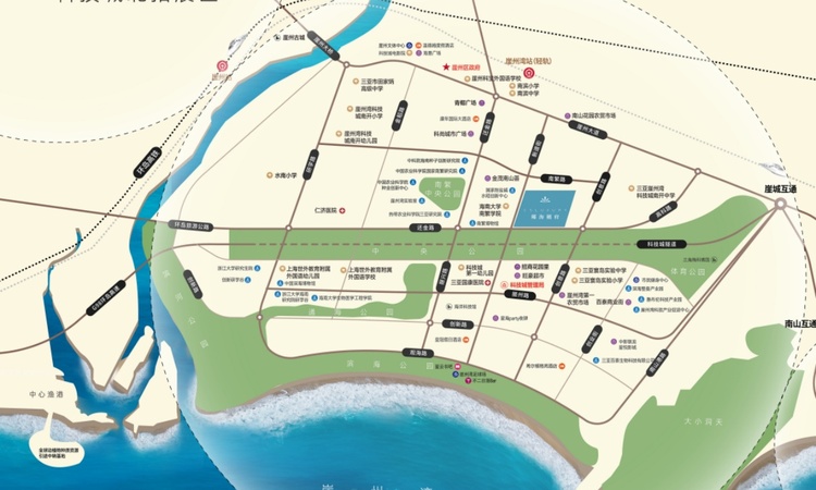 椰海樾府交通图