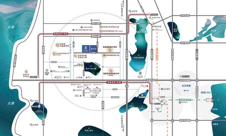 星悦雅阁周边配套图