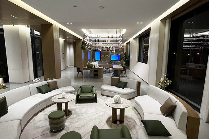 天府公园观澜实景图