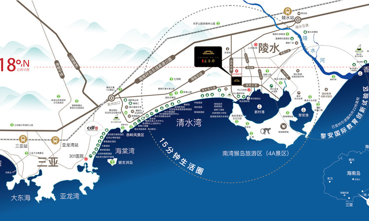 清水湾上合府周边配套图