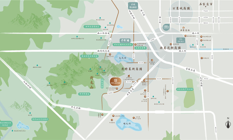 保利珑堂里院交通图