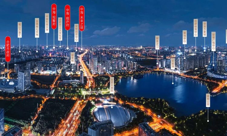 合肥中海未来之境周边配套图