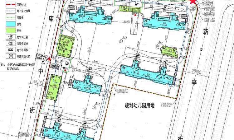 枫璟雅园楼层平面图