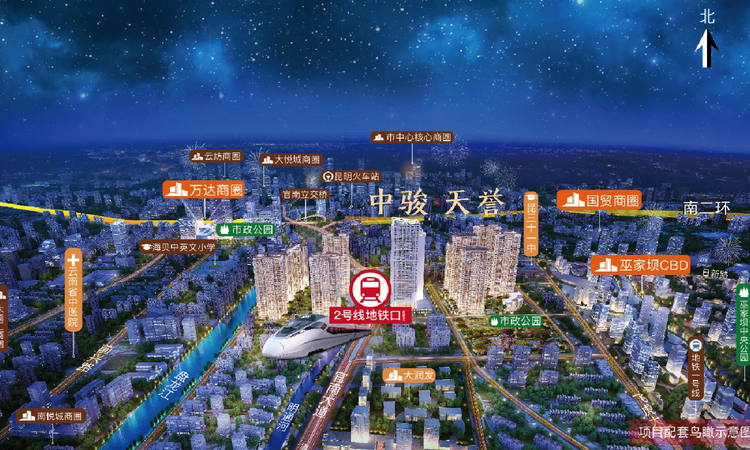 中骏天誉周边配套图