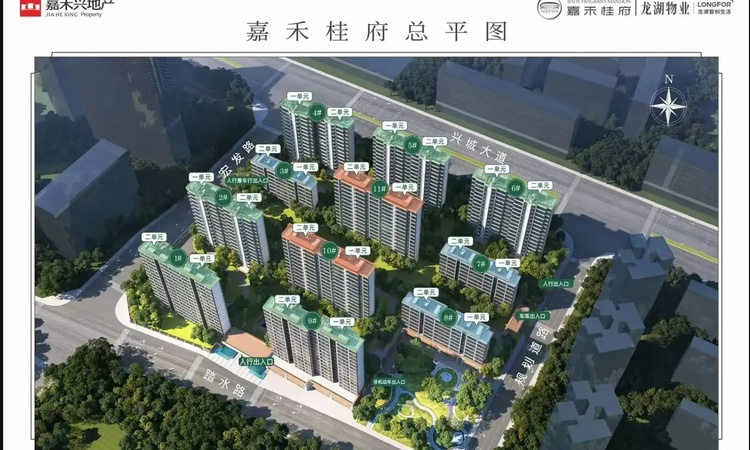 嘉禾桂府楼层平面图