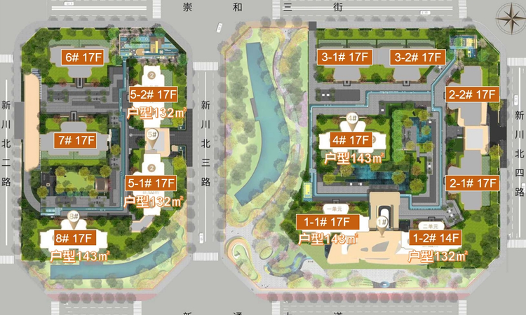 新川雅境楼层平面图