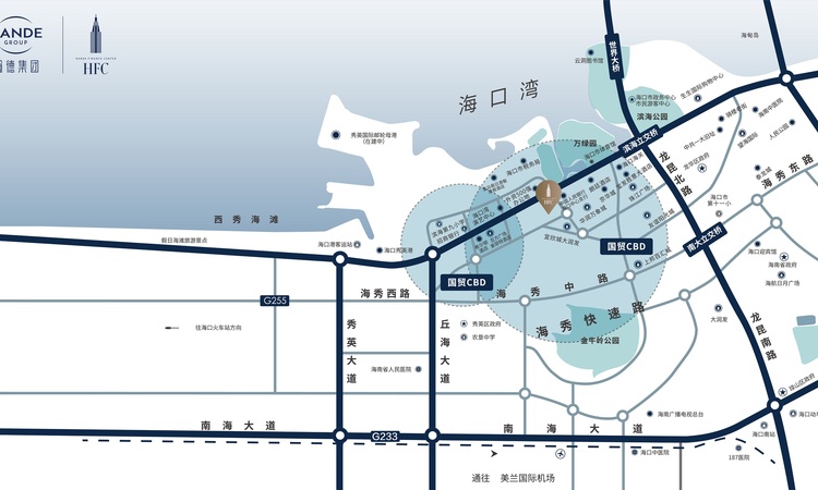 HFC（翰德金融中心）交通图