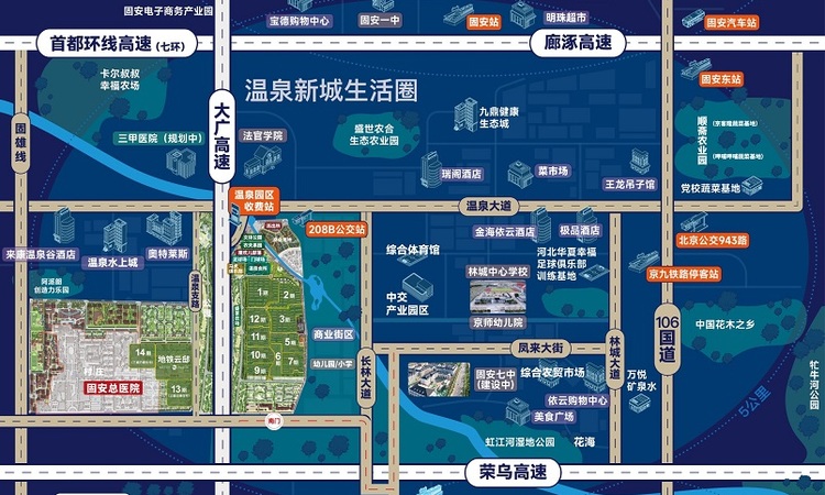 北亰·国际城交通图