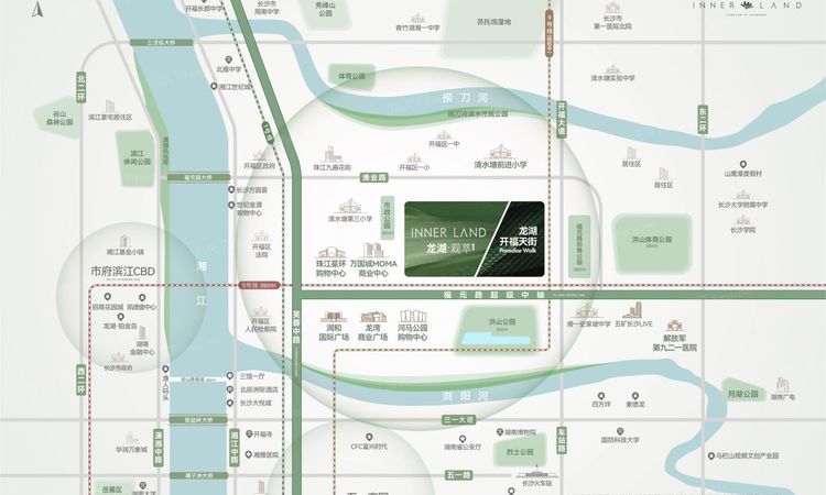 龙湖观萃交通图