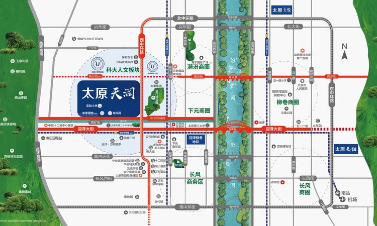 太原天润交通图