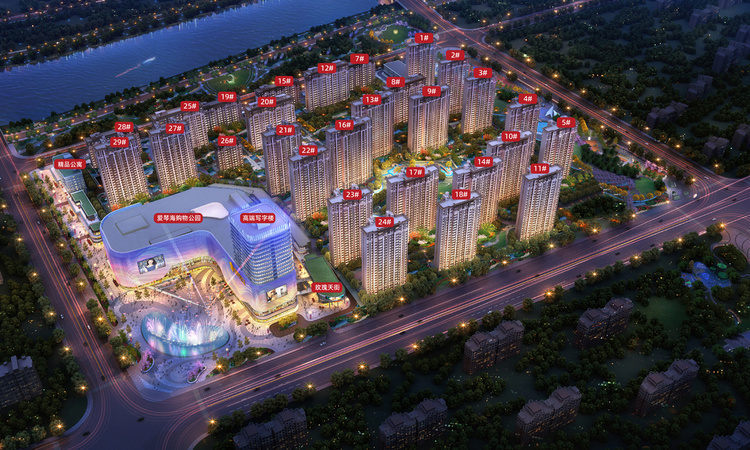 爱琴海国际广场|红星·天铂效果图