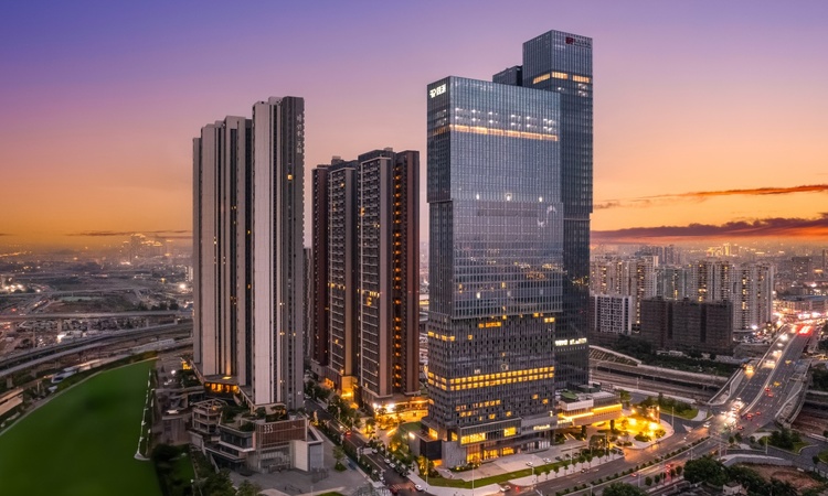 广汇新世界金融中心实景图