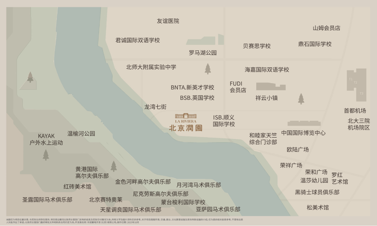 北京润园周边配套图