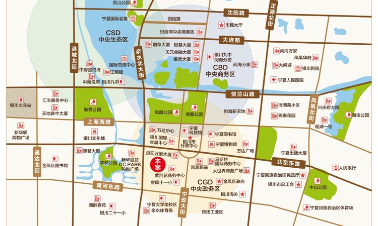 【京德SOHO】公寓交通图