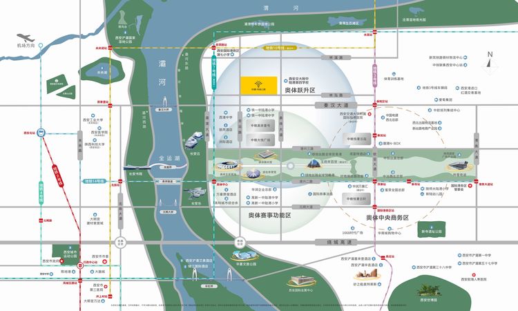 中粮 悦著·云朗交通图