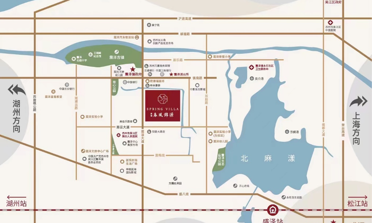 春风锦院周边配套图