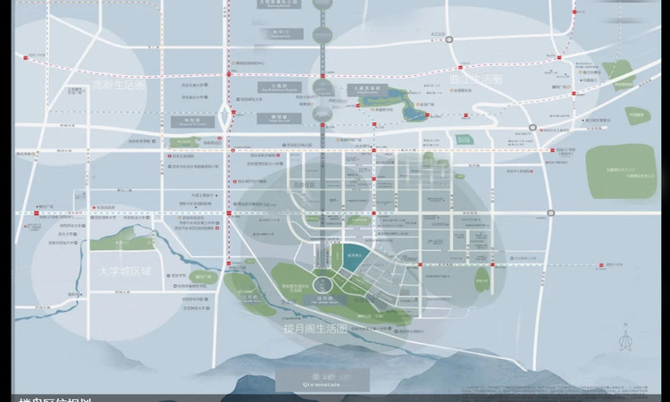 宸阅澜山交通图