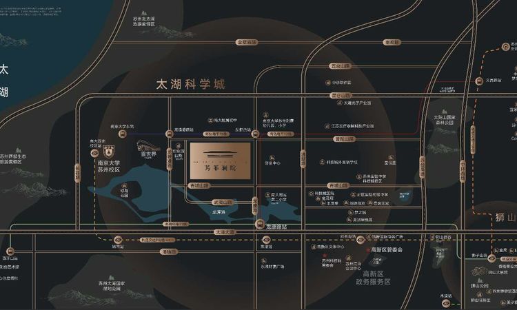 芳菲澜院交通图