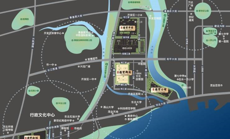 中冶德贤御府交通图