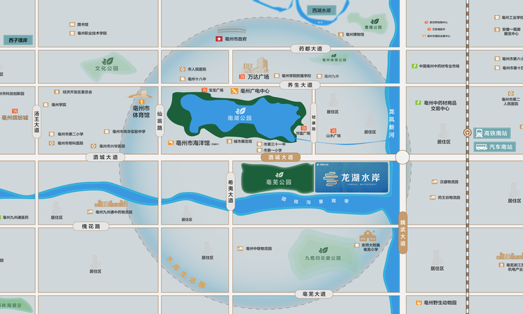 金地中联·龙湖水岸交通图