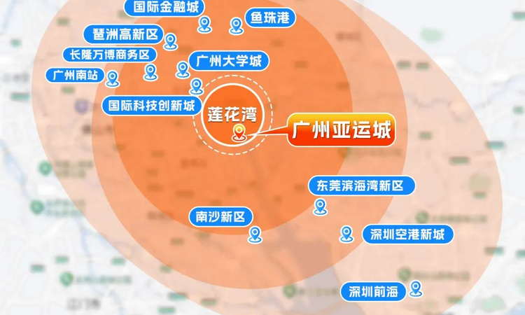 中海亚运城交通图