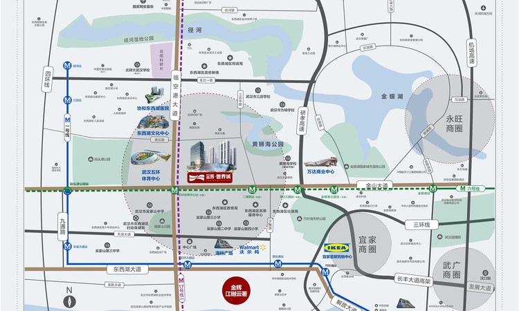 金辉世界城交通图