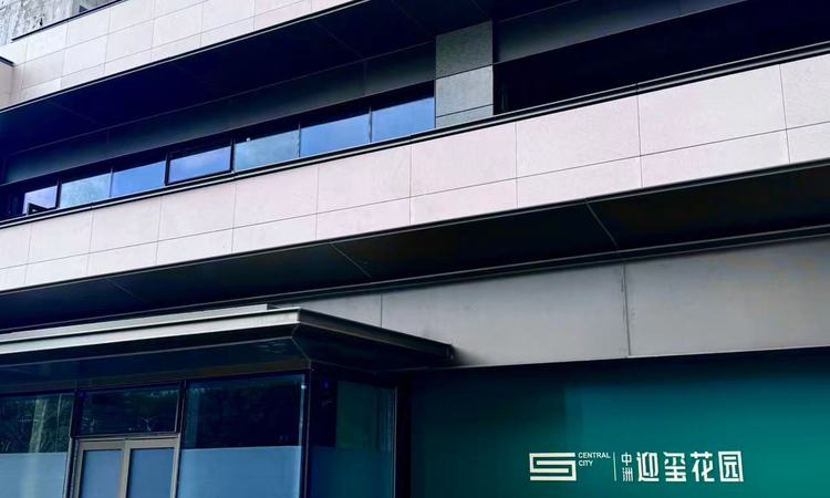 中洲迎玺花园施工进度图