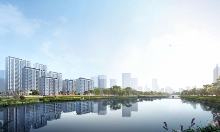  公用瑞马观湖效果图