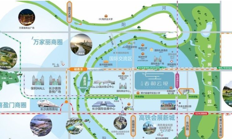  大汉春和云境交通图
