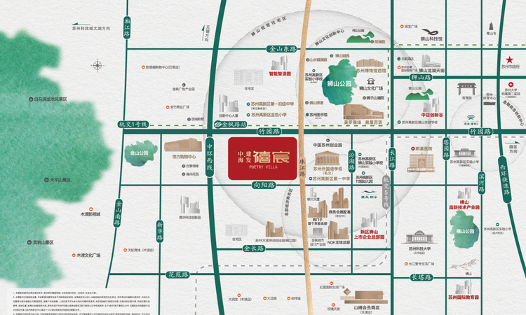 中海建发禧宸交通图