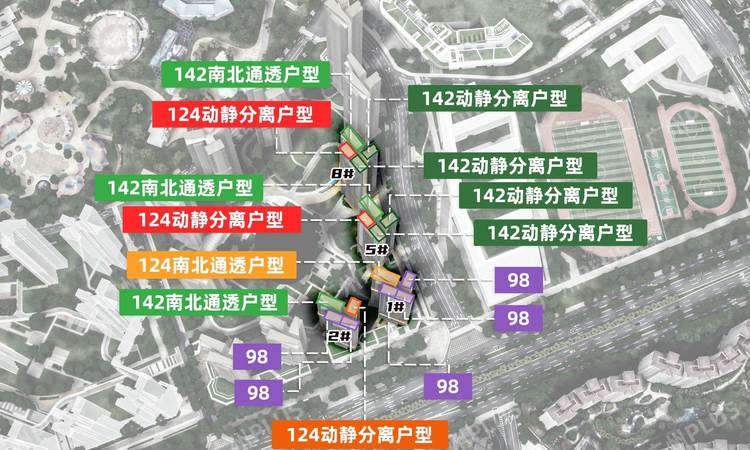华润置地长隆万博悦府楼层平面图