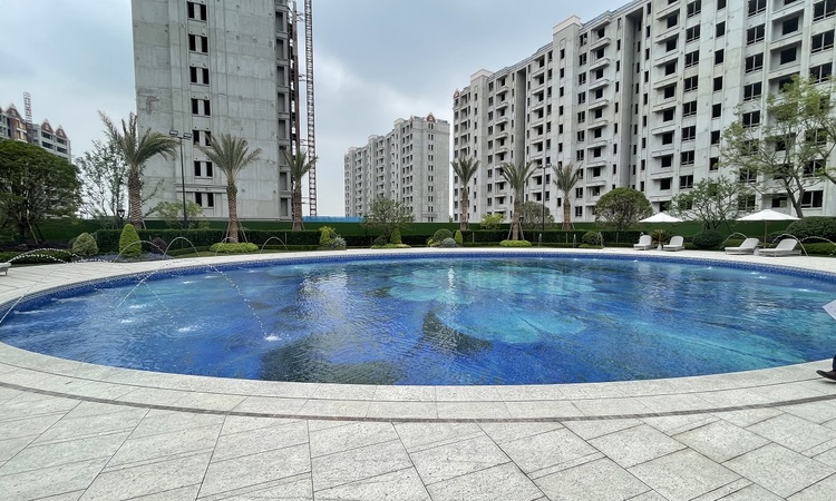 滨江南城明月苑实景图