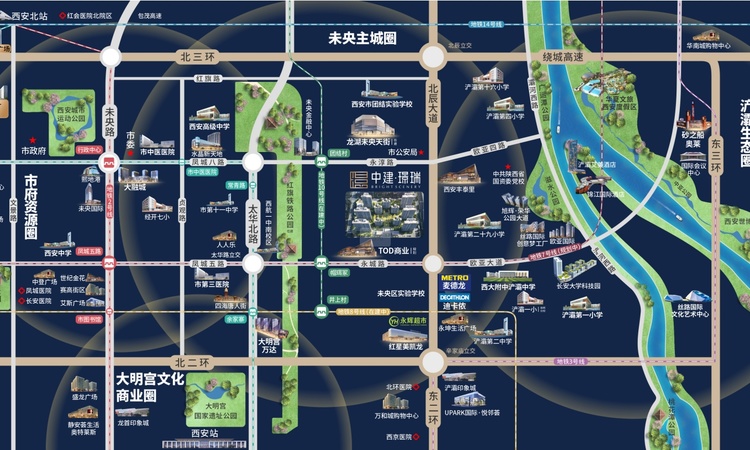 中建·璟瑞交通图