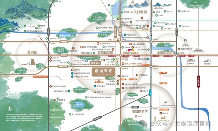 北京城建·龙樾璟序交通图