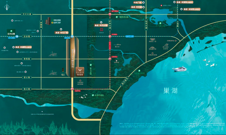 高速壹品森境交通图