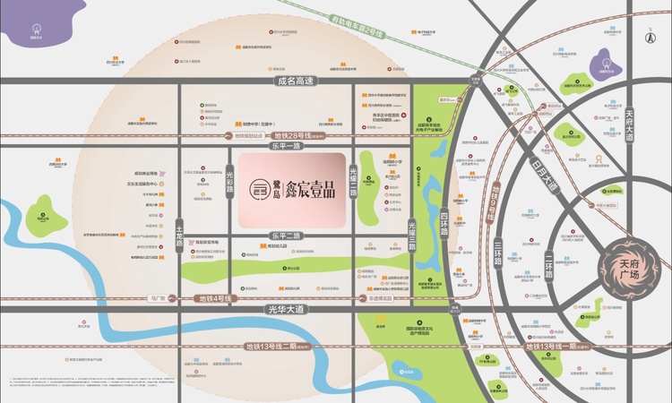 鹭岛鑫宸壹品交通图