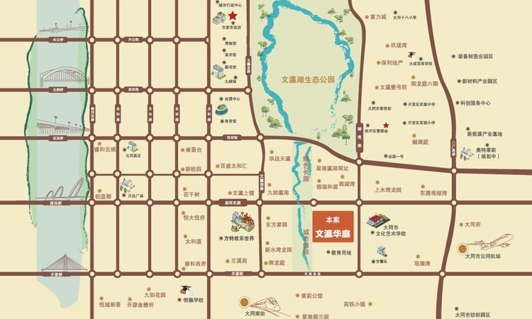 文瀛华庭交通图