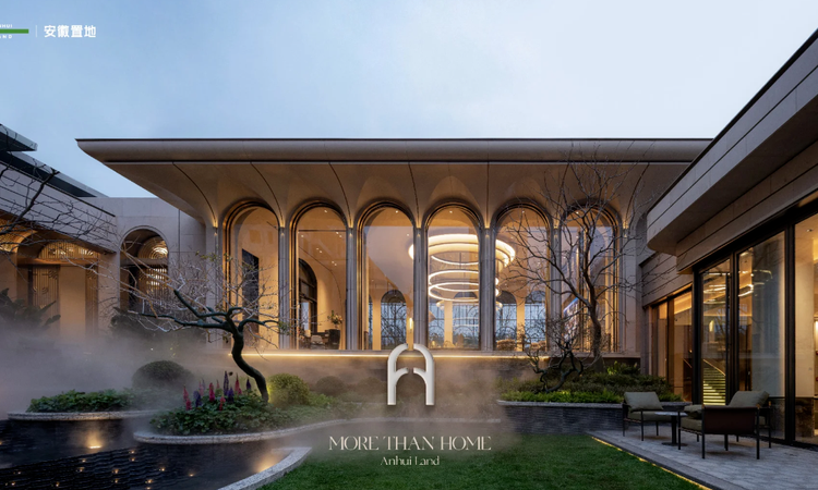 置地松谷鸣翠实景图