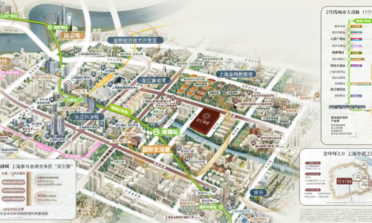 壹江臻邸交通图