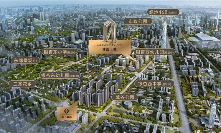 人居国贸林语上城交通图