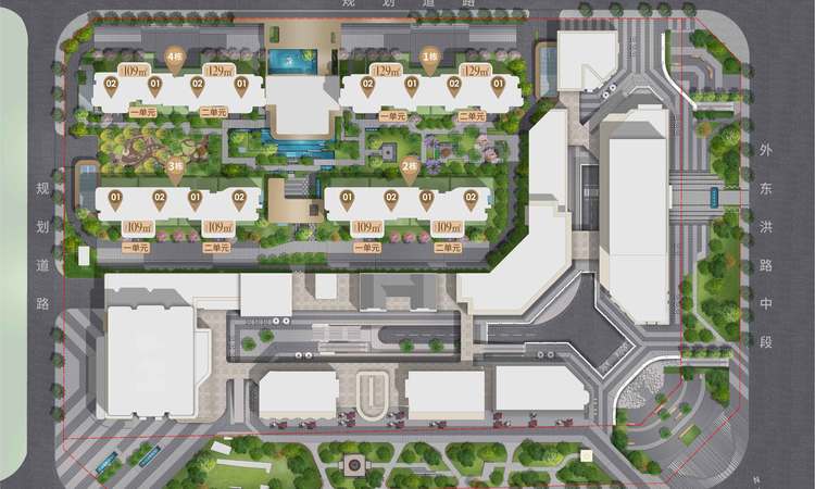 龙湖天玺楼层平面图