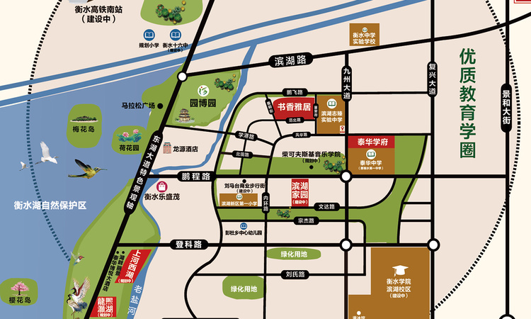 滨湖书香雅居交通图