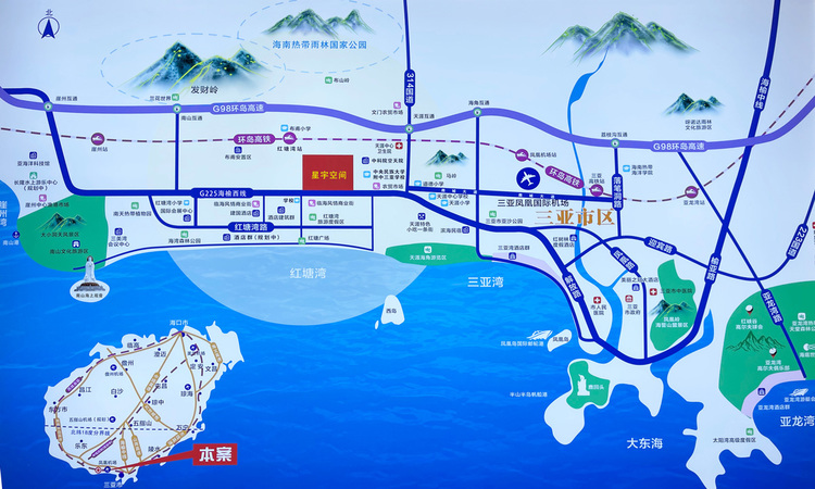 星宇空间交通图