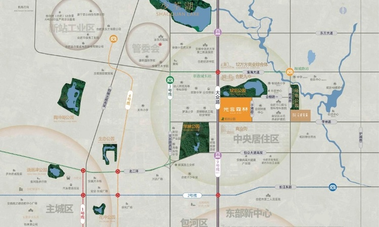 光合森林周边配套图