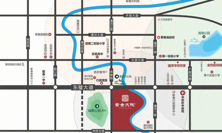 紫金大院交通图