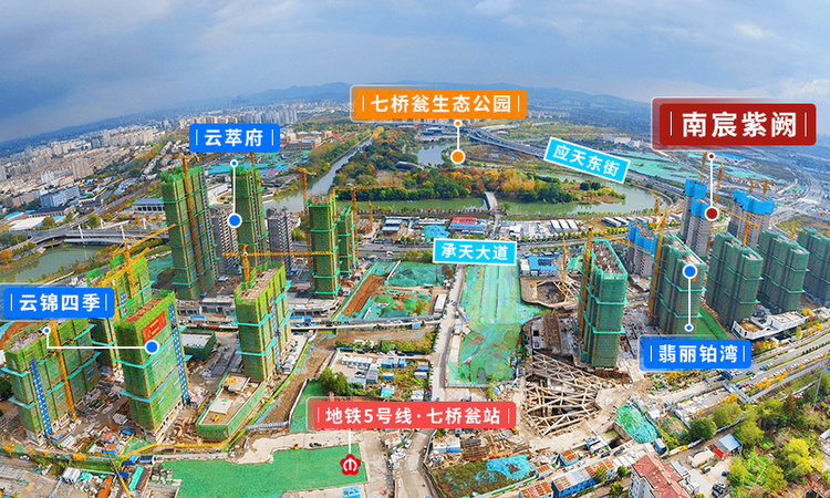 南宸紫阙周边配套图