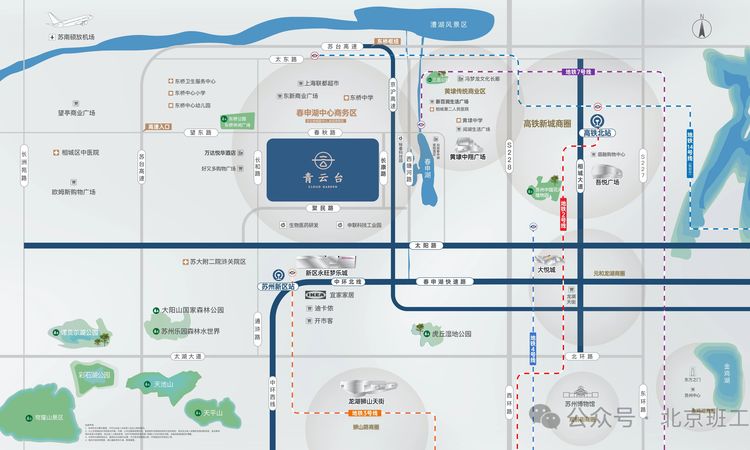 苏州青云台周边配套图