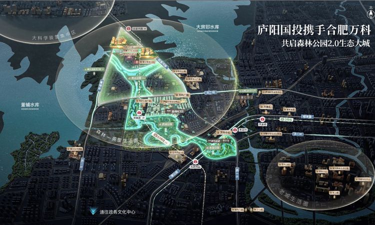 万科云映青澜交通图