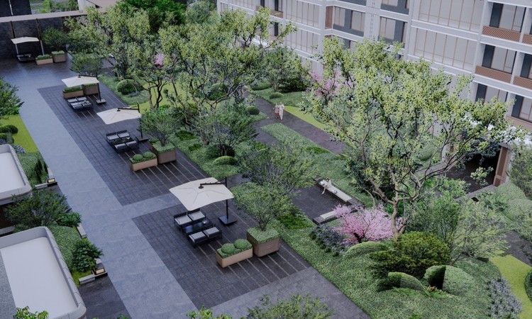 嘉信洋湖锦玉效果图