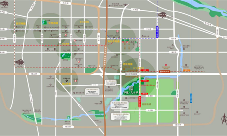 华远昆仑赋交通图